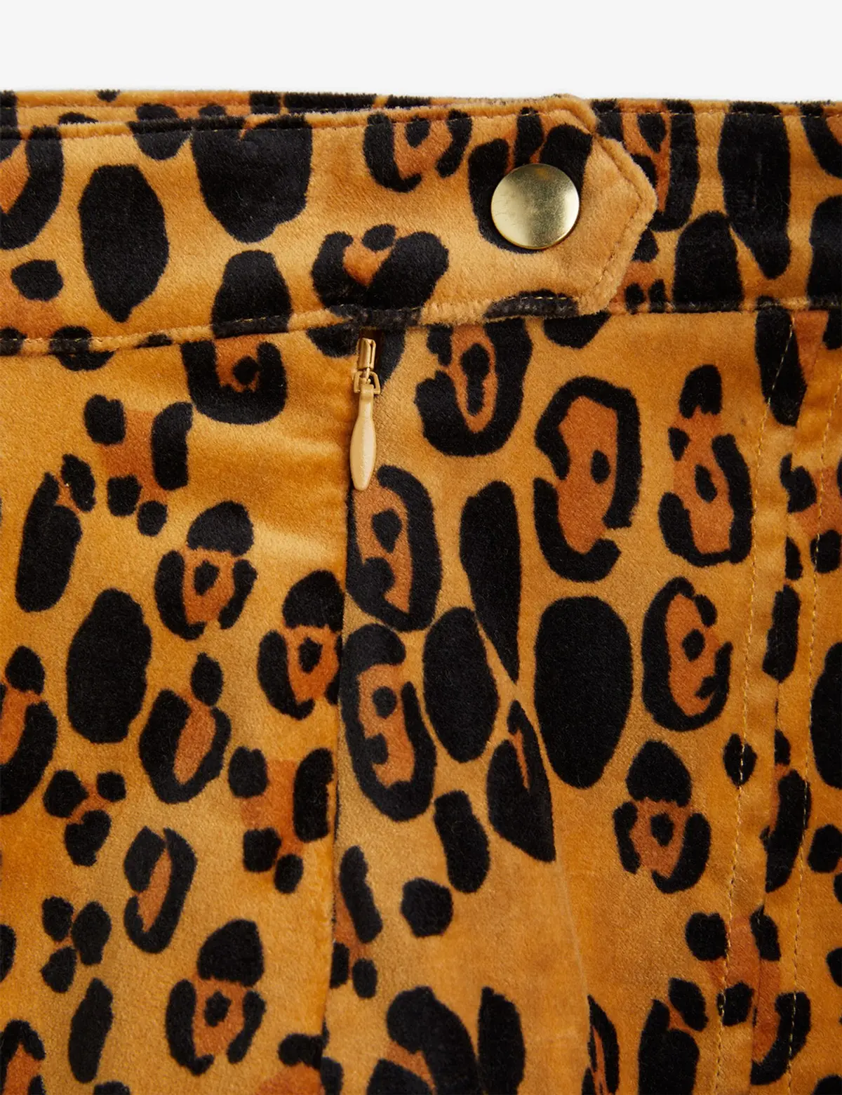 Leopard Sammetskjol-image-2