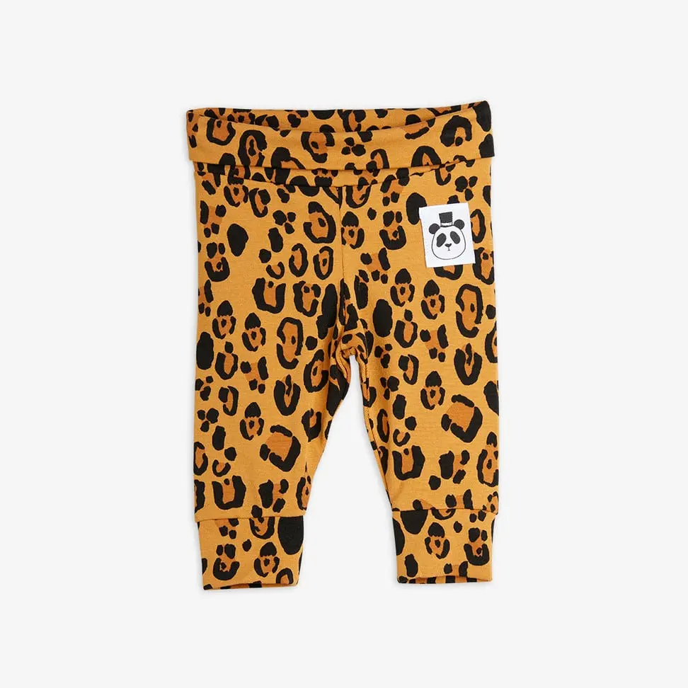 Basic Leopard Newborn Leggings-image-0