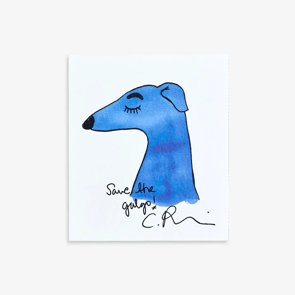 4-pack Wall Art Posters Save the Galgo-image-1