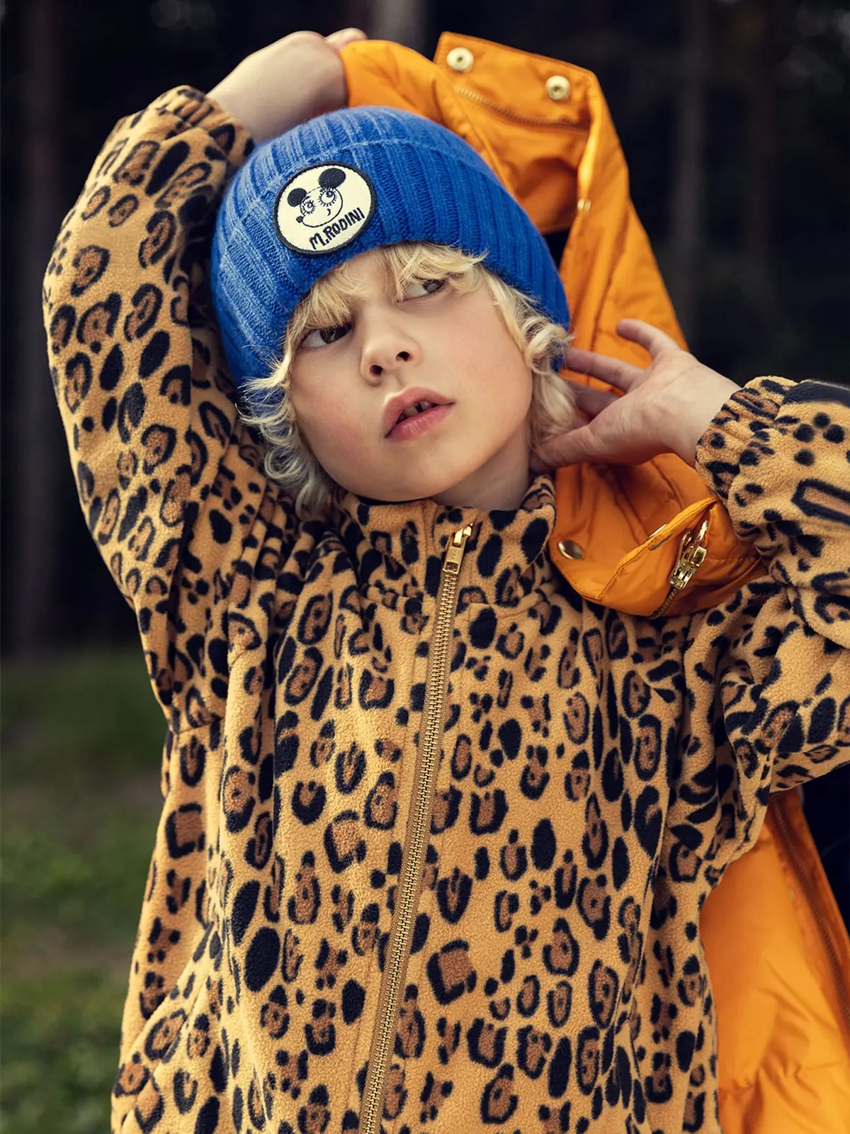 Leopard Fleece Jacket-image-4