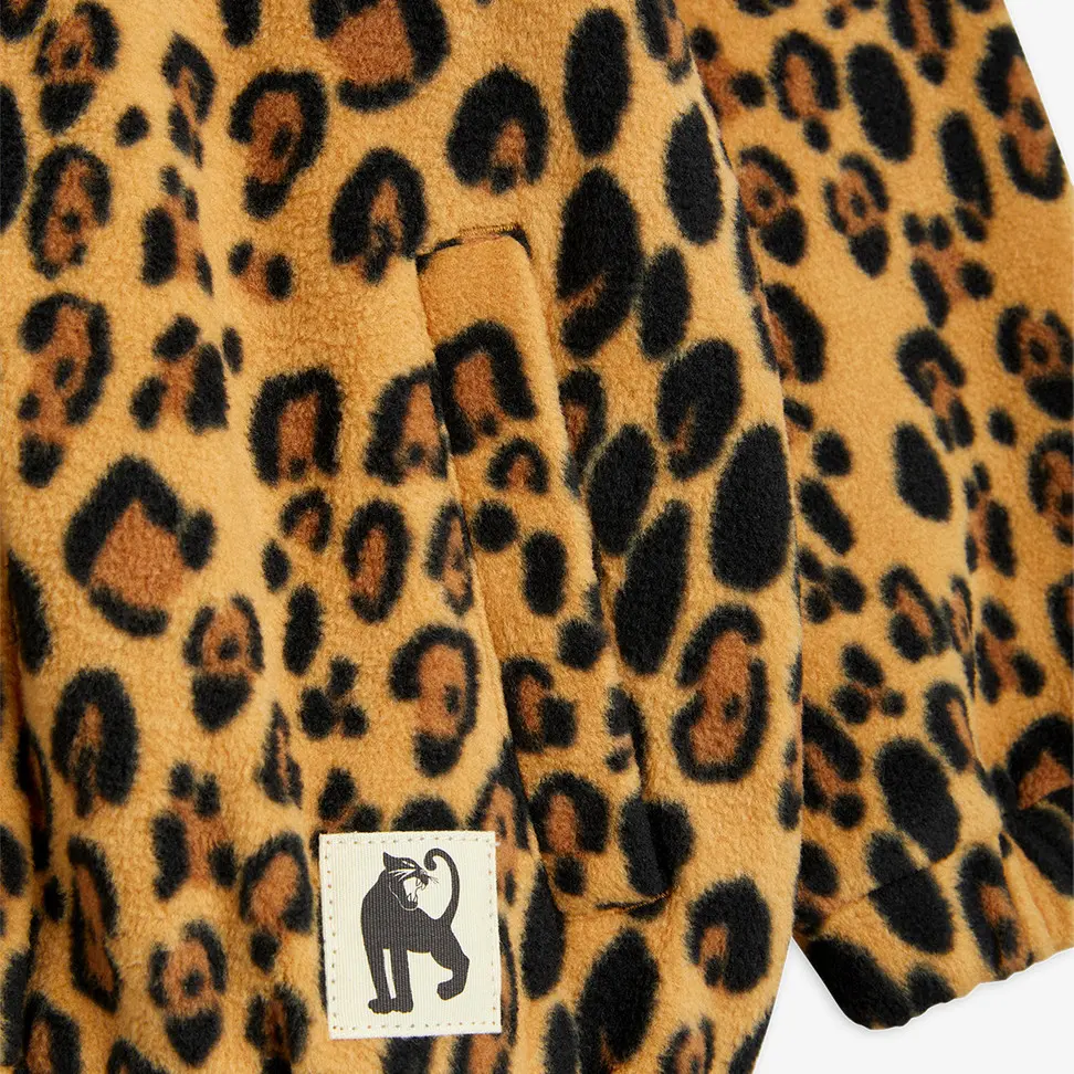 Leopard Fleece Jacket-image-2