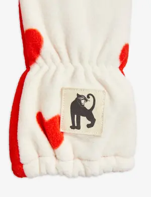 Hearts Fleece Mittens-image-1