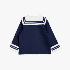 Sailor Woven Shirt Blue-image-1