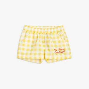 Gingham Check Woven Shorts-image-0