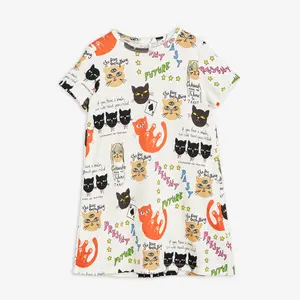 Clairvoyant Cats Dress-image-0