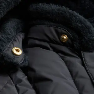 Faux Fur Puffer Jacket-image-5