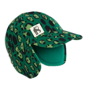 Leopard fleece cap-image-4