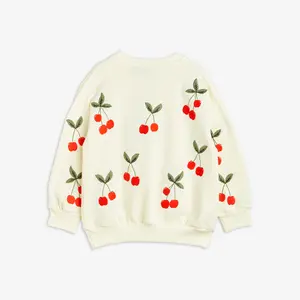 Cherry Embroidered Sweatshirt-image-1