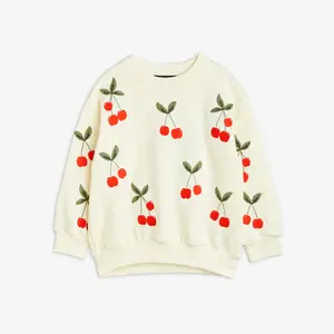 Cherry Embroidered Sweatshirt-image-0