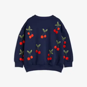 Cherry Embroidered Sweatshirt-image-1