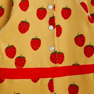 Strawberries Velour Jumpsuit-image-2