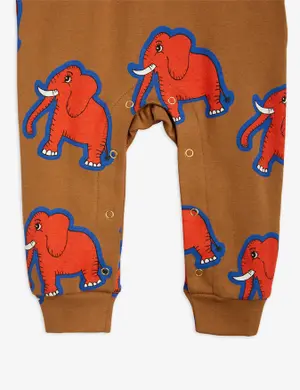 4 Elephants Baby Jumpsuit Brun-image-3