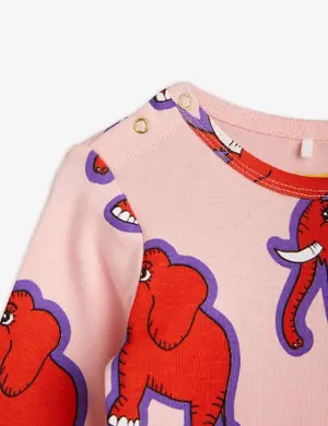 4 Elephants Baby Jumpsuit Pink-image-2