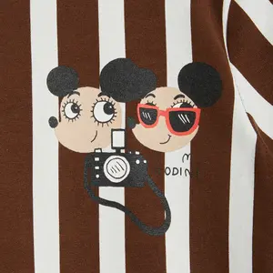 Ritzratz Stripe T-Shirt Brown-image-2