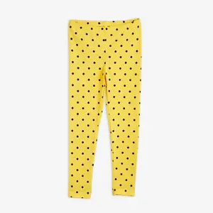 Polka Dot Leggings Yellow-image-0