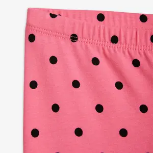 Polka Dot Leggings Pink-image-2