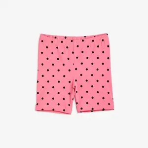 Polka Dot Biker Shorts Pink-image-0