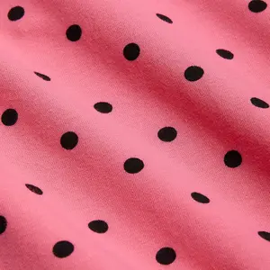 Polka Dot Biker Shorts Pink-image-2