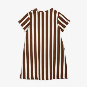 Ritzratz Stripe Dress Brown-image-5
