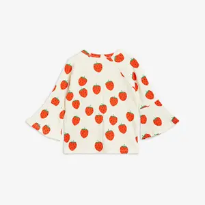 Strawberries Trumpet Sleeve T-Shirt-image-1