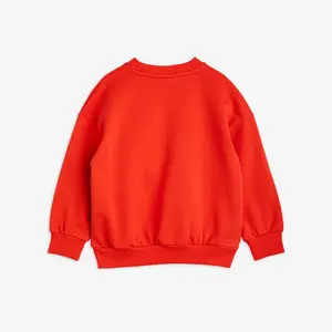 Book Club Embroidered Sweatshirt Red-image-1