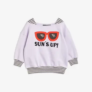 Sun's Up Embroidered Sweatshirt-image-0
