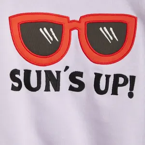 Sun's Up Embroidered Sweatshirt-image-2
