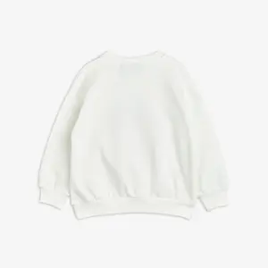 Strawberry Embroidered Sweatshirt White-image-1