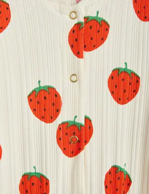 Strawberries Baby Jumpsuit-image-2