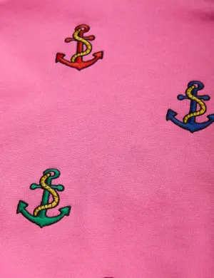 Anchor Embroidered Sweatshorts-image-3