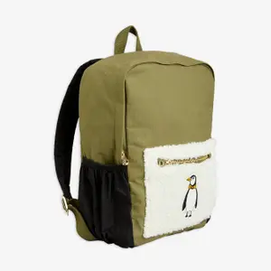 Penguin Embroidered Backpack-image-0