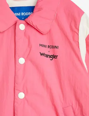 M.Rodini x Wrangler Vadderad Jacka Rosa-image-4