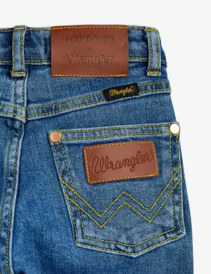 M.Rodini x Wrangler Utsvängda Jeans Blå-image-2