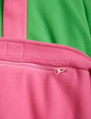Fleece Panel Zip Pullover-image-3