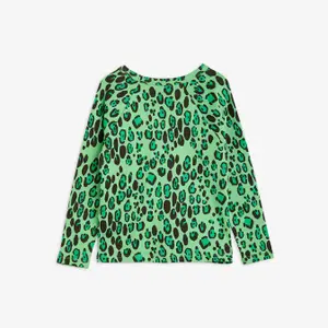Leopard Långärmad T-Shirt Grön-image-1
