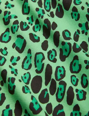 Leopard T-Shirt Grön-image-3