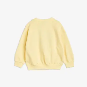 Radish Embroidered Sweatshirt Yellow-image-1