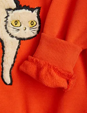 Angry Cat Broderad Sweatshirt-image-3