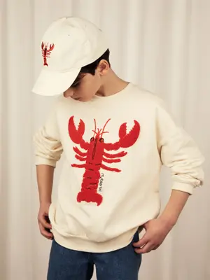 Lobster Embroidered Sweatshirt-image-4