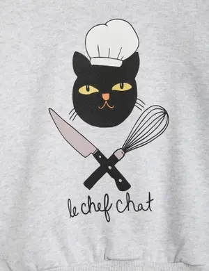 Chef Cat Sweatshirt-image-2