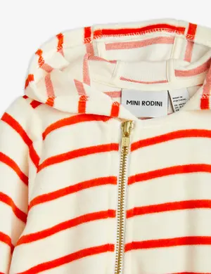 Stripe Velour Onesie-image-2