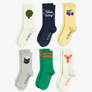 What's Cooking Socks 6-Pack-image-0