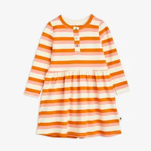 Stripe Long Sleeve Dress-image-0