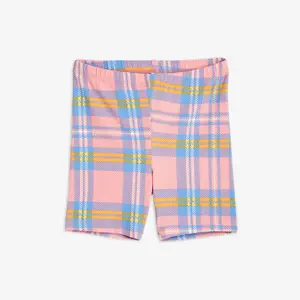 Upcyclade Check Cykelshorts-image-0