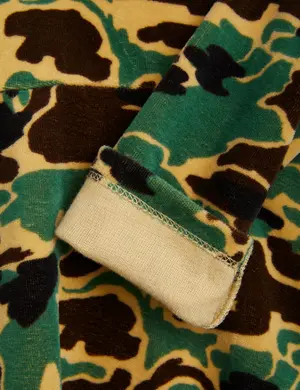 Camo Velourklänning-image-3