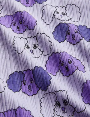 Upcyclad Fluffy Dog Långärmad T-Shirt-image-2