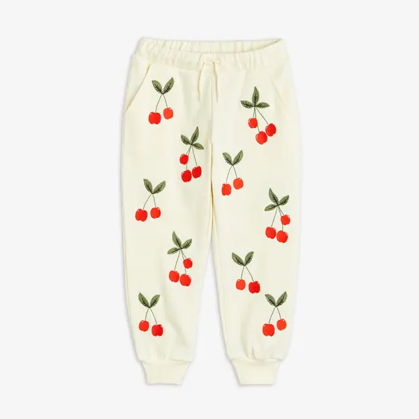 Cherry Embroidered Sweatpants-image-0