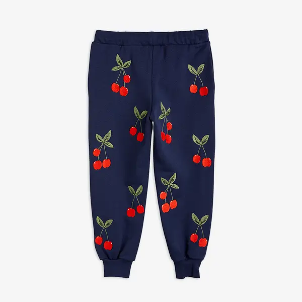 Cherry Embroidered Sweatpants-image-1
