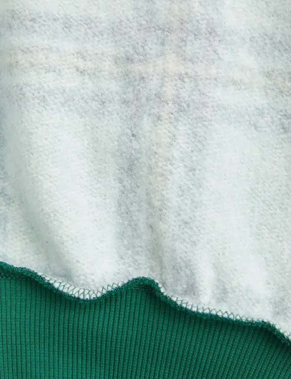 Check Sweatpants Green-image-3