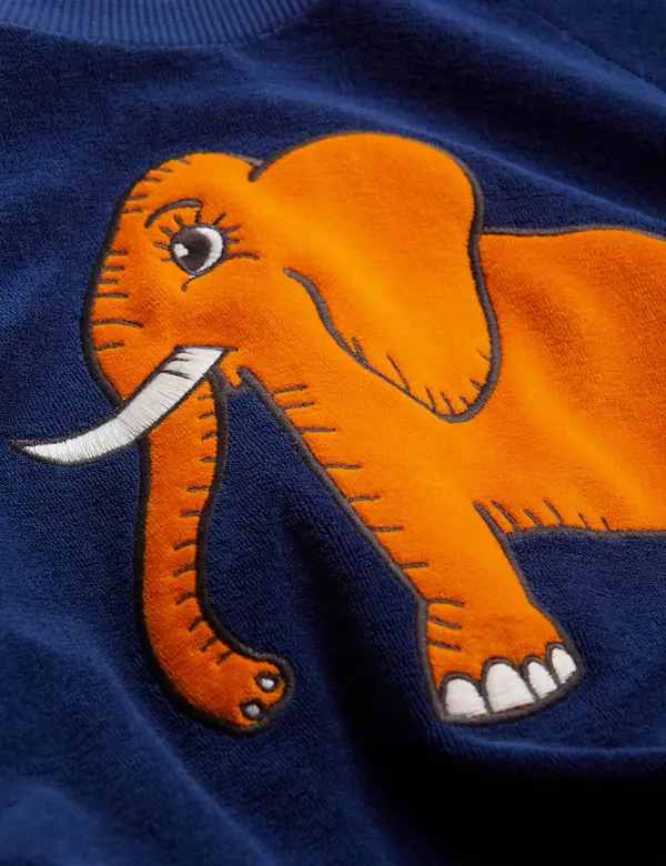 4 Elephants Frotté Sweatshirt-image-2